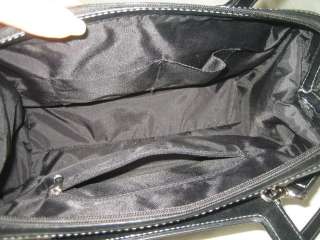 Black doctor style handbag purse  