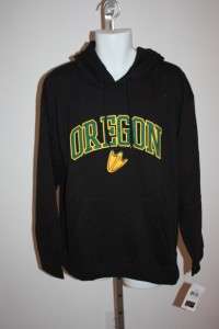 NEW University of Oregon Ducks Mens XLarge XL NICE Black Hoodie 10DO