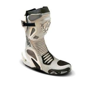  Arlen Ness A Spec Race Boots (White, Size 9): Automotive