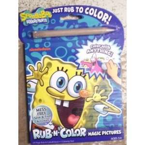   Bob Square Pants Mess Free Invisible Ink Coloring Books Toys & Games