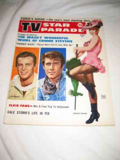 TV Star Parade V. 8 #1 April 1960 Elvis Connie Stevens  