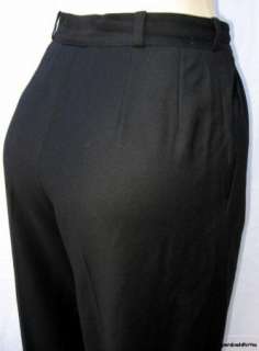 Salvatore Ferragamo $395 Womens Black Pants 10/44 *Italian* Business 