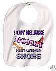 ONLY CRY WHEN UGLY PEOPLE HOLD ME FUNNY BIB 0 24 MO  
