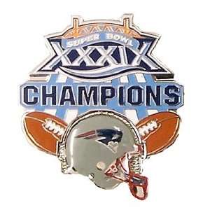   : New England Patriots Super Bowl XXXIX Champs Pin: Sports & Outdoors