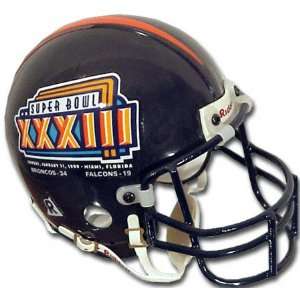  Super Bowl XXXIII Authentic Riddell Mini Helmet: Sports 