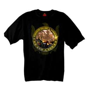  Hot Leathers Black XX Large Proud Vet T Shirt: Automotive