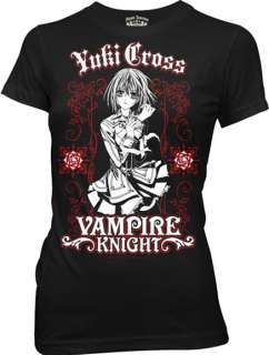 VAMPIRE KNIGHT T Shirt Tee NEW Yuki Cross (JUNIORS XL)  