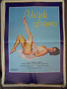 PERFECT FIT TRACI LORDS RARE YUGO MOVIE POSTER 1985  