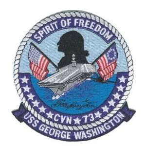 NEW USS George Washington CVN 73 4.75 Patch   Ships in 24 