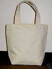 Tote Bag   Light weight canvas plain 14 W x 10H
