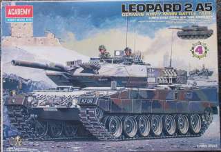 GERMAN ARMY MAIN BATTLE TANK LEOPARD 1/48 Academy 13008  