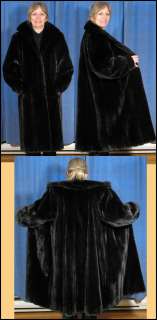 Model wearing fur coat is Size M, 130Lbs, 56.