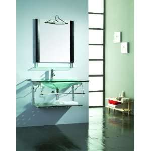   : LBATH Glass Basin Bathroom Vanity Bath Sink 6659: Home Improvement