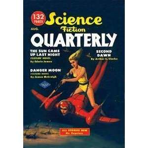  Vintage Art Science Fiction Quarterly: Attack from Atop 