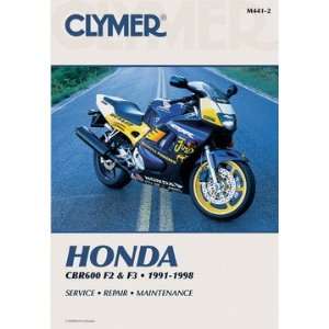  Honda CBR 600 F2 F3 91 98 Clymer Repair Manual: Automotive