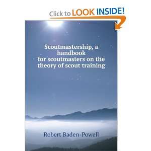   on the theory of scout training Robert Baden Powell Books