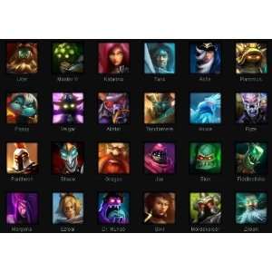  Set of 24 League of Legends 1.25 Badge Pinback Button Set 