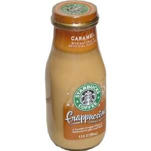  Starbucks Frappuccino, Caramel, 9.5 Oz. Glass Bottles / 12 