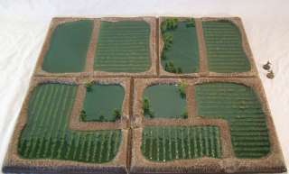 Terrain for Wargames: 15mm Vietnam Rice Paddy Style 6   New!  
