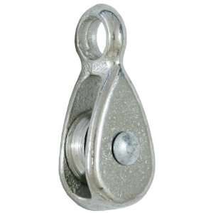  Lehigh 7090 12 2 Inch Fast Eye Single Pulley, Zinc Plated 