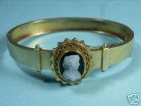Antique Victorian 15K 15ct Gold Cameo Bracelet Excellent Condition 