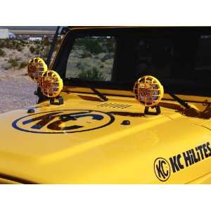  KC HiLites #7304 Bracket   Jeep Hood Light Mount Pair of 2 