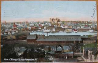 1907 NY Postcard: Birds Eye View of Albany, New York  