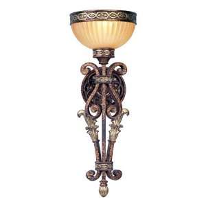    Livex Seville Wall Sconce   19.75H in. Bronze: Home Improvement