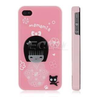 NEW PINK CUTE JAPANESE GIRL IN KIMONO BACK CASE & LCD PROTECTORS FOR 