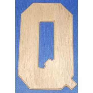  Wood Letters & Numbers 5 Inch Letter Q