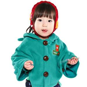 Made in Korea Star Cape Baby Boy Girl Infant Warm Clothing / JK 302 