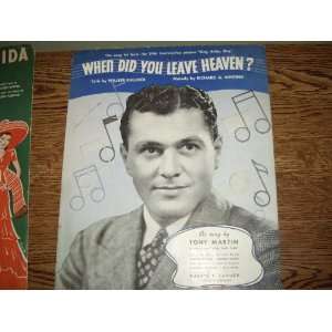  When Did You Leave Heaven/Sheet Music 
