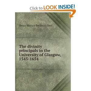   University of Glasgow, 1545 1654: Henry Martyn Beckwith Reid: Books