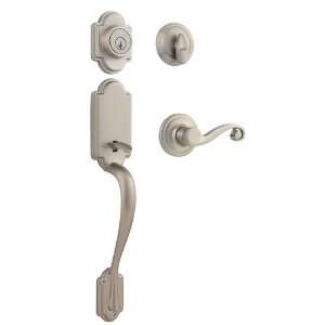 Kwikset 800ANXLL 15 SMT CP Arlington Single Cylinder Handleset with 