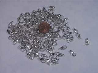 144 PC LOT SILVER PLATED LOBSTER CLASPS (P 197)  