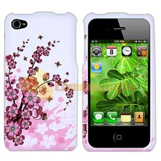 Spring Case+2 Charger+Privacy LCD+Cable For iPhone 4 4G  