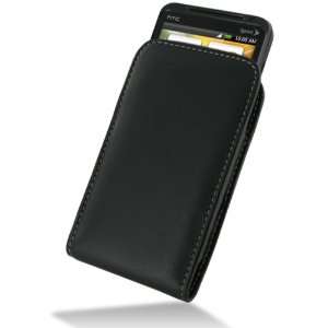  PDair VX1 Black Leather Case for HTC EVO 3D PG86100 