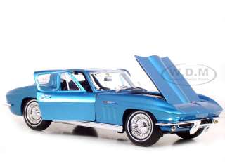 Brand new 1:18 scale diecast 1965 Chevrolet Corvette Blue by Maisto.