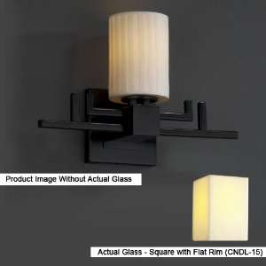  Justice Design Group CNDL 8701 Aero 1 Light Wall Sconce 