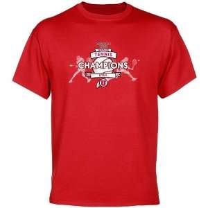   2011 Mountain West Womens Tennis Tournament Champions T shirt   Red
