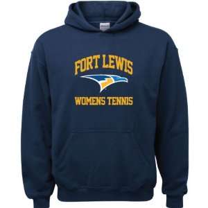   Navy Youth Womens Tennis Arch Hooded Sweatshirt: Sports & Outdoors