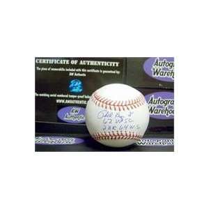   autographed Baseball inscribed 62 WSC 2 HR 64 WS Sports & Outdoors
