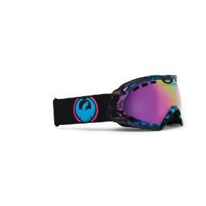   : Dragon Mace Snow Goggles Gradient Logo/Pink Lens: Sports & Outdoors