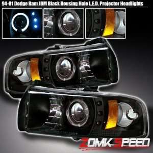  94 01 Dodge Ram Led Black Projector Headlights 94 95 96 