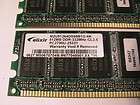 1GB  (2 x 512MB) Elixir PC2700 DDR RAM eMac PowerMac  