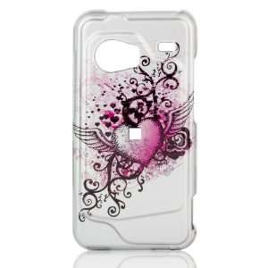   for HTC DROID Incredible   Grunge Heart Cell Phones & Accessories