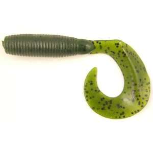   Tail 5 inch Watermelon w/ Black Flake Fishing Bait