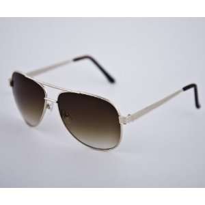  Gold Frame Sunglasses with Gradient Lenses The Collective Sunglasses
