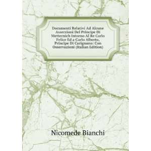   Carignano Con Osservazioni (Italian Edition) Nicomede Bianchi Books
