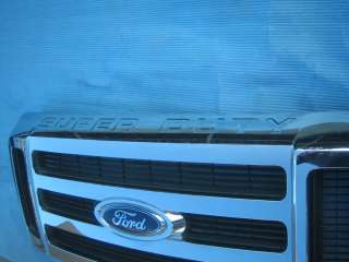   F250 F350 F450 SUPER DUTY FRONT CHROME FACTORY GRILLE OEM 2008 09 2010